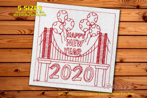 2020 New Year on Bridge Redwork – Honest Review