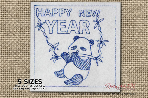 Cartoon Panda Hanging to the Branch