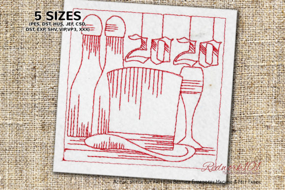 Celebrate the New Year Redwork: An Embroidery Designer’s Honest Review