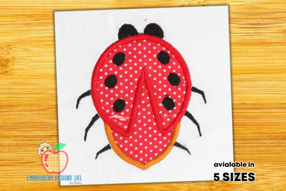 Creative Design of Cartoon Ladybug