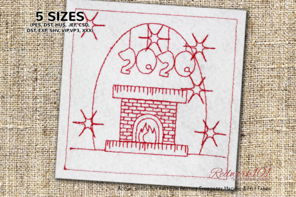 Fireplace with New Year Decoration: A Designer's Review