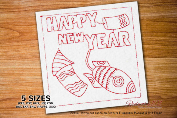 Happy New Year with Rockets and Firecrackers