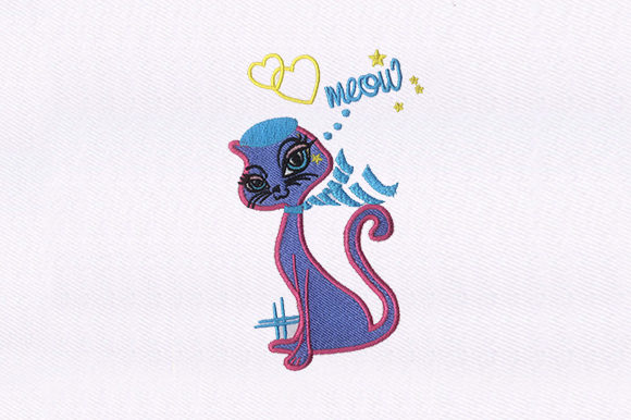 Meowing Cat Embroidery: A Smart Choice for Your Shop