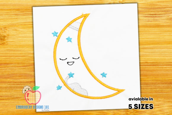 Moon in Sleeping Position Applique Review