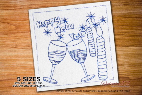 New Year Celebration with Wine Glass and Candles: A Designer's Review