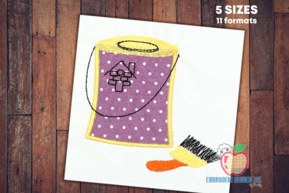 Paint Can and the Paint Brush Applique: A Designer Review