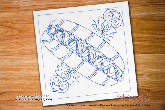 Reviewing the Grilled Hot Dog Lineart Embroidery
