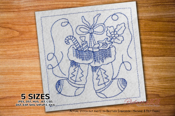 Two Stockings Embroidery Review